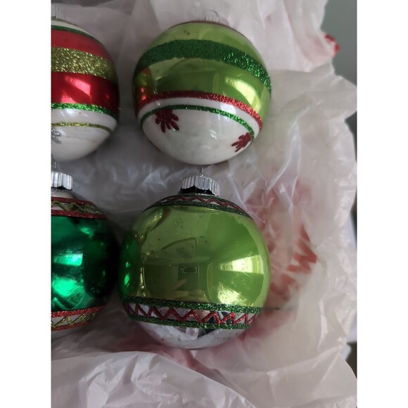 Radko Christmas Ornaments Vintage Stiped Indent Vintage Large - Picture 8 of 9